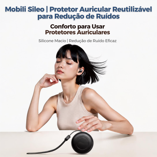 Protetor Auricular Reutilizável para Redução de Ruídos | Mobili Sileo