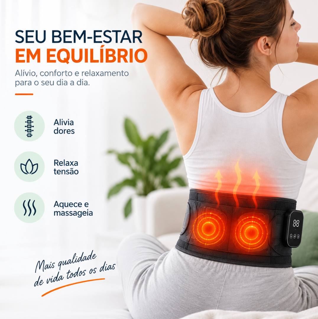 Cinto Lombar 4 em 1 | Mobili Lombar Pro