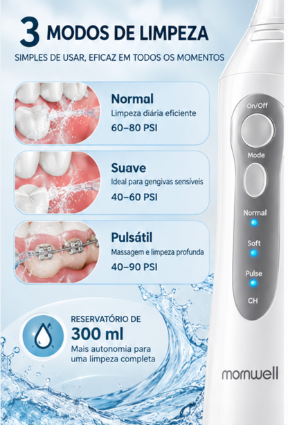 Irrigador Oral Portátil | Mobili AquaPulse 300