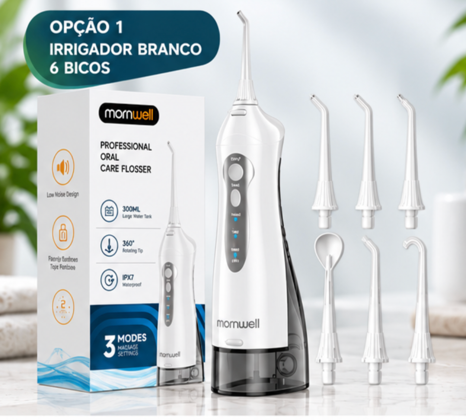 Irrigador Oral Portátil | Mobili AquaPulse 300
