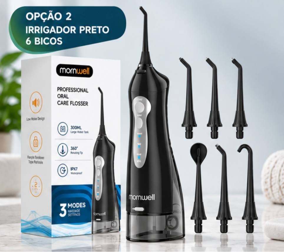 Irrigador Oral Portátil | Mobili AquaPulse 300