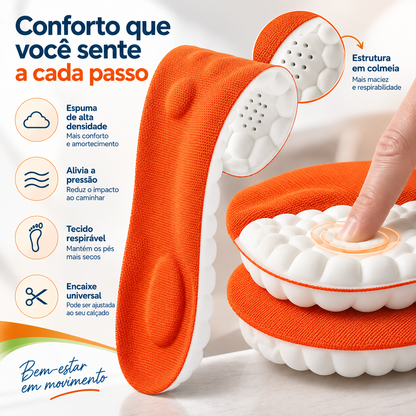 Palmilha Acolchoada para Conforto Diário | Mobili Passo Leve