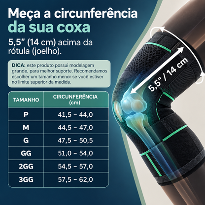 Joelheira de Compreensão Elástica com Proteção Acolchoada | Mobili FlexConfort