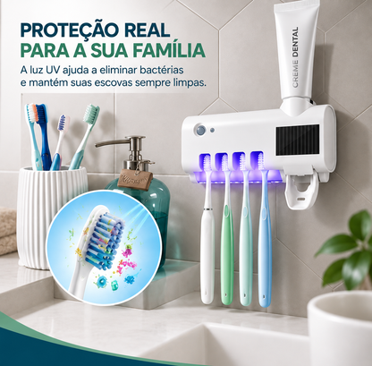Organizador de Escovas com Dispenser | Mobili OralHub
