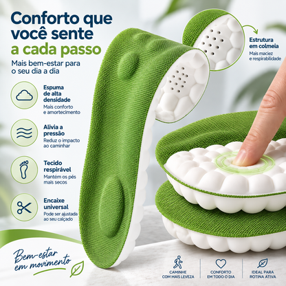 Palmilha Acolchoada para Conforto Diário | Mobili Passo Leve