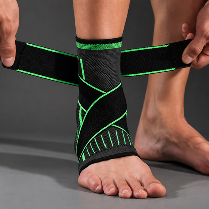 Tornozeleira Ajustável com Faixas Cruzadas | Mobili FlexStep