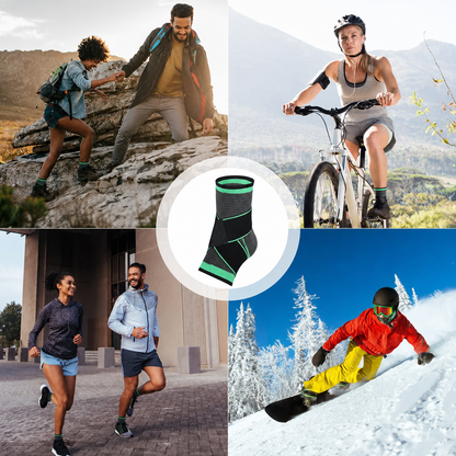 Tornozeleira Ajustável com Faixas Cruzadas | Mobili FlexStep