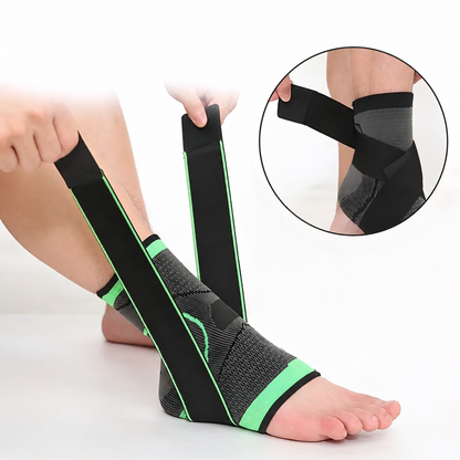 Tornozeleira Ajustável com Faixas Cruzadas | Mobili FlexStep